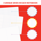 Happy Notebook in Zesty Scallop
