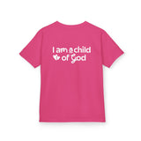 "I Am a Child of God" Kids Short Sleeve Tee