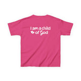 "I Am a Child of God" Kids Short Sleeve Tee