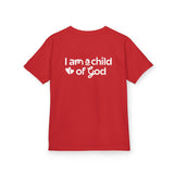 "I Am a Child of God" Kids Short Sleeve Tee
